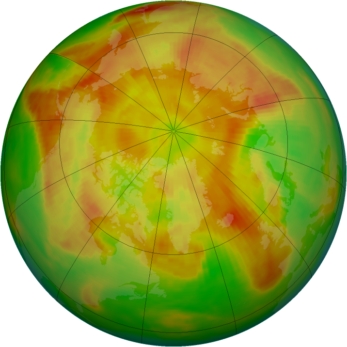 Arctic ozone map for 18 May 1979